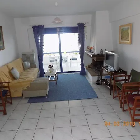 別荘 Sykia Seafront Maisonette Near And Mountain